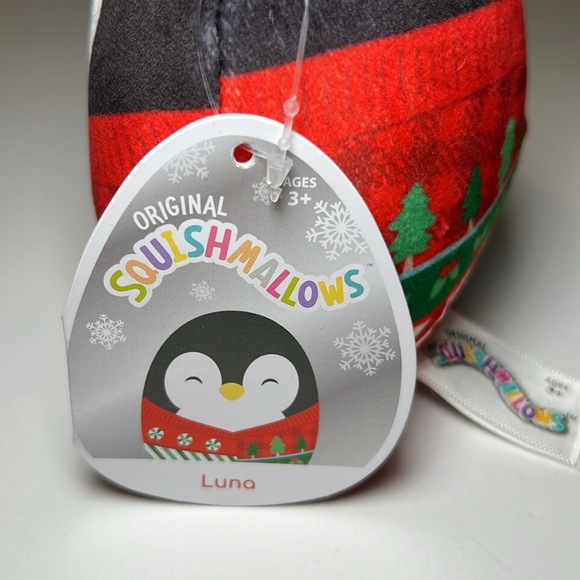 Squishmallows Luna the Penguin with Sweater Vest Stuffed Plush 5” - Picture 2 of 5
